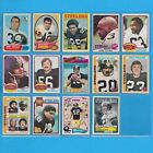 Vintage Pittsburgh Steelers Lot (14 cards Low-Grade) Topps Football Ernie Holmes