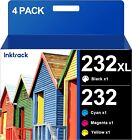 4-Pack 232XL Ink Cartridge compatible for Epson WorkForce XP-4200 XP-4205