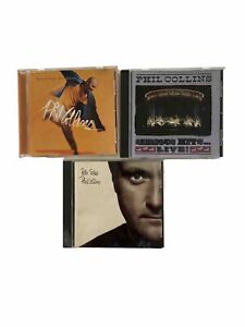 Phil Collins 3 CD Lot Serious Hits Live Both Sides Dance into the Light