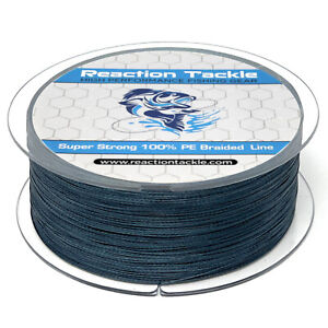 Reaction Tackle High Performance Braided Fishing Line / Braid - Low Vis Gray