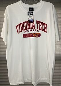Virginia Tech  Short Sleeve, White , T-Shirt Old Varsity Brand, NWT