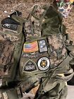 airsoft digital/woodland camo and army surplus gear lot