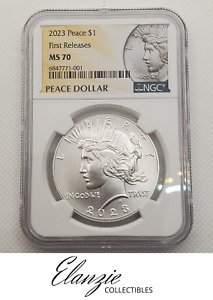 2023 Peace Silver Dollar NGC MS70 First Releases FR