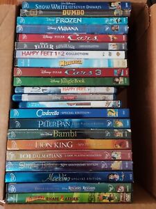 Lot of 22 DVDs, mostly Disney; many unopened/new!