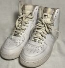 Men's Size 10 Nike Air Force 1 High Top White Leather