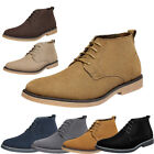 Men's Casual Dress Leather Chelsea Chukka Suede Lace Up Ankle Boots Desert Shoes