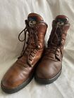 Georgia Boot 8 Inch Lace Up Brown Leather Work Boot Sz 13