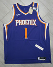 New ListingNWT Nike NBA Authentic Icon Phoenix Suns Devin Booker #1 Jersey Sz 56