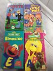Children VHS Movie Lot of 4 Elmo Sesame Street Popeye