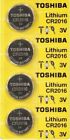 4 x New Original Toshiba CR2016 CR 2016 3V LITHIUM BATTERY BR2016 DL2016 Watch