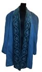 Vintage Women’s Alorna Coat Teal Blue Wool Blend USA Union Made Retro Size 16/18