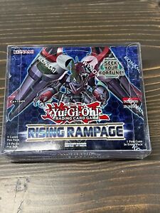 Yugioh Rising Rampage Booster Box 1st Edition Brand New Factory Sealed + CASE!