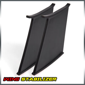2PC Spoiler Wing Stiffi Support Stabilizer Fit For 02-07 Impreza WRX STI 4-Door