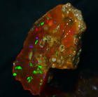 Multi Fire Opal Rough 55.95 Carat Natural Ethiopian Opal Raw Welo Opal Gemstone