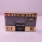 Maxell XL-II 90-Minute High Bias Blank Audio Cassette Tape for CD | NEW, SEALED