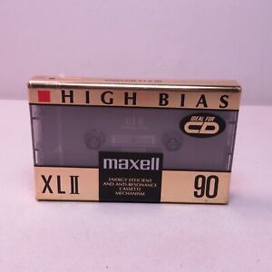New ListingMaxell XL-II 90-Minute High Bias Blank Audio Cassette Tape for CD | NEW, SEALED