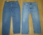 Lot Of 2 Used Levis Blue 550 and 505 Denim Jeans Men's 34x30