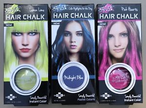 Lot of 3 SPLAT Temporary “Hair Color Highlights For The Day” Hair Chalk 3 Colors