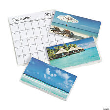 2024-2025 Tropical Beachs Pocket Calendars 6.5