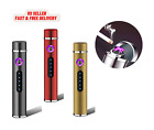 Dual Arc Plasma Electric Lighter USB Rechargeable Portable Smoking Lighters Gift