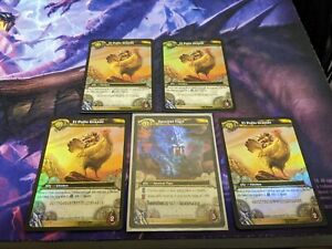 WoW TCG LOOT CARDS - Spectral Tiger and more! Lot of Used/Scratched Cards!