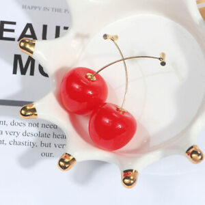 Fashion Drop Dangle Cherry Earrings Cute Pendant Exquisite Jewelry For Women