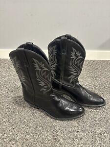 Men’s Laredo Cowboy Boots Black Size 12ew