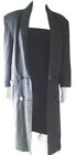 Womens G III Leather Trench Coat Size Small Black Leather Coat