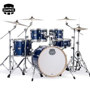 Mapex Mars Maple Series 5-Piece Fusion Drum Shell Pack Midnight Blue MM504SFOD