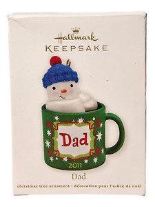2011 Hallmark DAD Keepsake Ornament HOT COCOA Family Collection FATHER