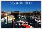 Fisherman's Wharf San Francisco California Unused Vintage 4x6 Postcard AF308