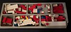 Vintage LEGO Building Toy 375 Deluxe Basic Set W/Box Incomplete