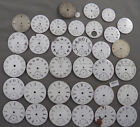 Large Group 34 Antique Pocket Watch Dials