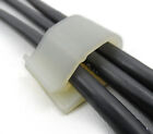 (100) Natural Adhesive Cord Clips Great for Automotive Apl(0.62