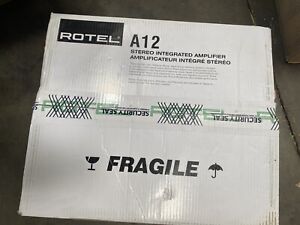 Rotel A12 - 120W 2.0-Ch. Amplifier - Silver - BRAND NEW SEAL OPEN - ACTUAL PICS