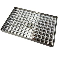 8” x 5” Stainless Steel Surface Mount Kegerator Beer Drip Tray with Drainage