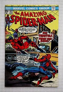 New Listing1975 Amazing Spider-Man 147 Marvel Comic 8/75:Bronze Age Tarantula 25-cent cover