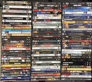 Lot of 100 Drama Movies Used Previewed DVD Specific Titles Listed