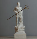 Poseidon Greek God of the Sea Neptune Statue Sculpture Figurine Handmade 6.5in