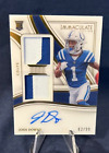 New Listing2023 Panini Immaculate Josh Downs RPA Rookie Patch Auto 82/99 Dual Patch SP-JDO