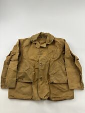 Vintage Wards Western Field Jacket Mens Medium Brown Canvas Hunting Montgomery