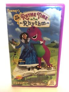 Barney’s Rhyme Time Rhythm W/ Mother Goose VHS Tape In Clamshell Lyrick Studios