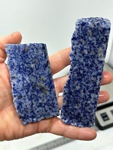 Blue Quartzite slabs W Sodalite Cabbing Lapidary Combo Ship Avail Brazil