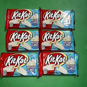 6x Kit Kat Birthday Cake flavored - LIMITED EDITION 1.5 oz lot of Six (6)