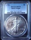 1996 1oz Silver American Eagle Dollar - PCGS MS 70