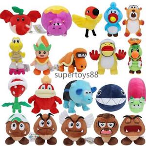 Anime Newly Super Mario Bros Dolls Wonder Soft Plush Stuffed Toys Birthday Gifts