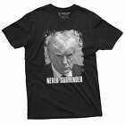 Men's Never Surrender Real Mugshot T-shirt Trump Tee Shirt DJT arrest shirt
