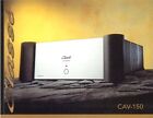 Classe CAV-150: 6 channel audio power amplifier; silver and black; used