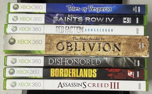 New ListingXbox 360 Game Lot (7 Games) ~ All Complete And In VG Or Better Condition