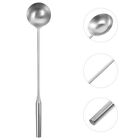 Stainless Steel Long Handle Ladle Spoon Kitchen Scoop Gadget